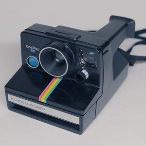 Vintage Polaroid SX-70 "Rainbow Stripe" OneStep SE Instant Camera